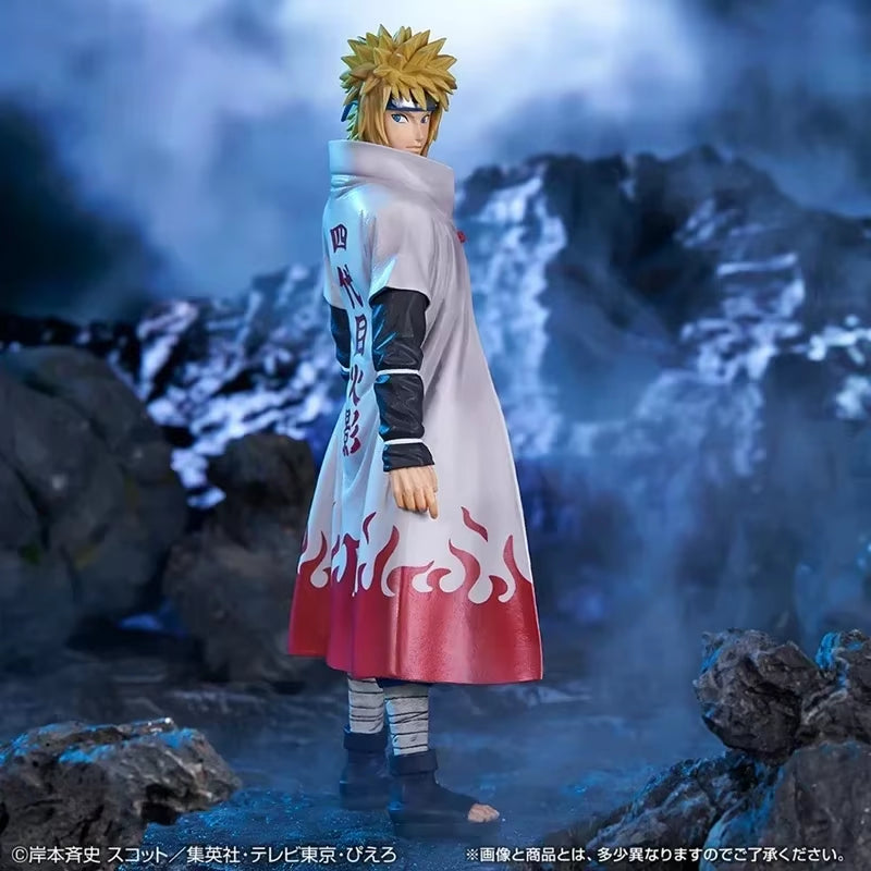 20Cm  Naruto Anime Figure Shippuden Uchiha Sasuke Hatake Kakashi Namikaze Minato Action Figure Collection Model Toys Gifts