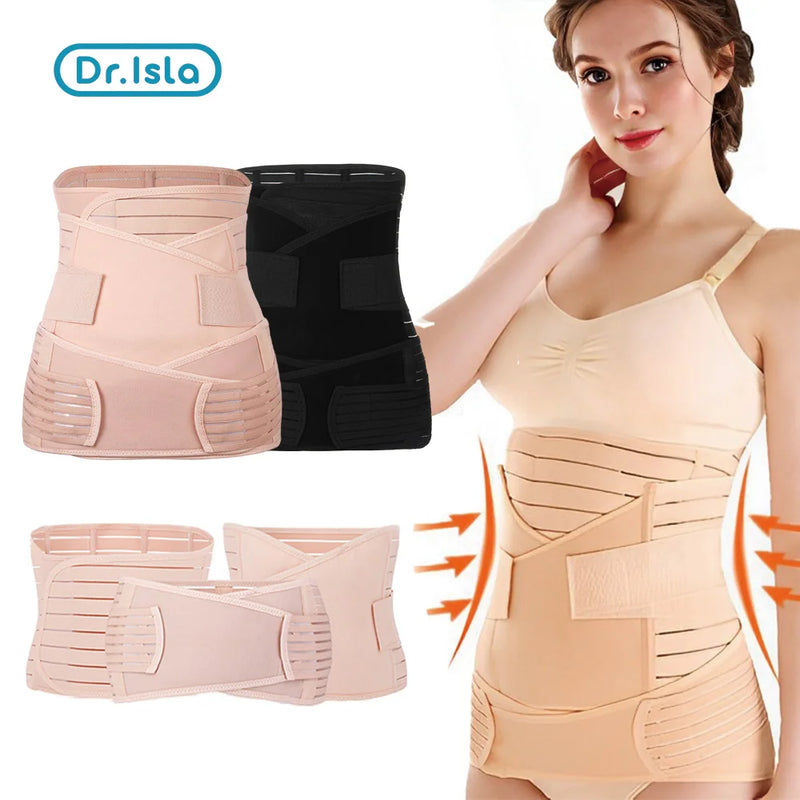 3In1 Corset Postpartum Belly Band Pregnant Women Tummy Belly Pelvis Belt Wrap Waist Trainer Recovery Bandage Strap Body Shaper