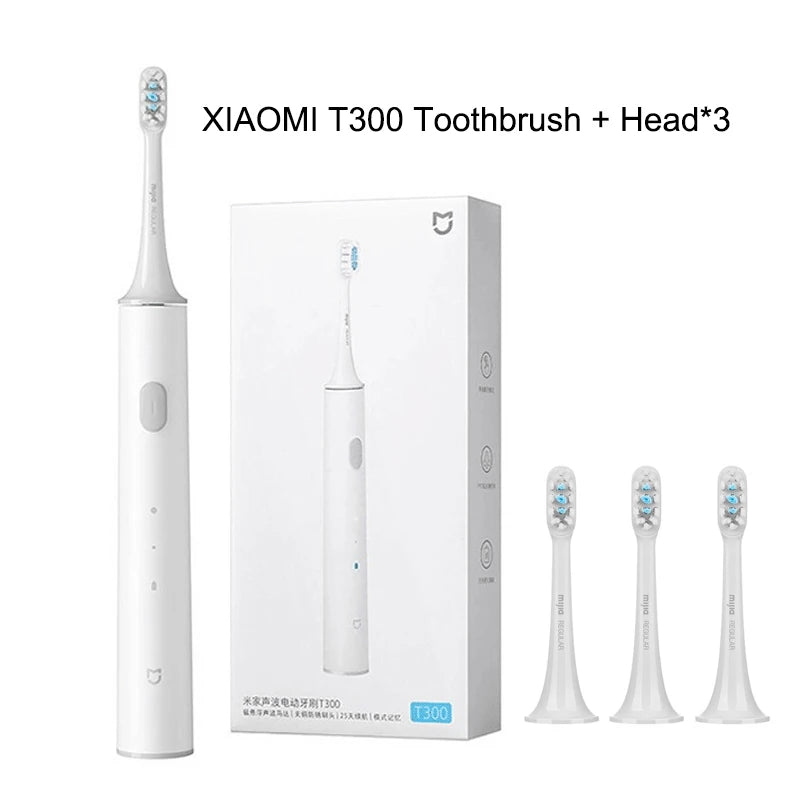 MIJIA T300 Electric Toothbrush IPX7 Waterproof Smart Sonic Brush Ultrasonic Whitening Teeth Tooth Brush for Toothbrushes