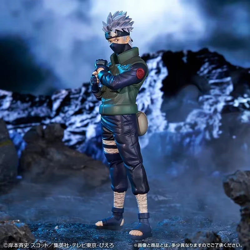 20Cm  Naruto Anime Figure Shippuden Uchiha Sasuke Hatake Kakashi Namikaze Minato Action Figure Collection Model Toys Gifts